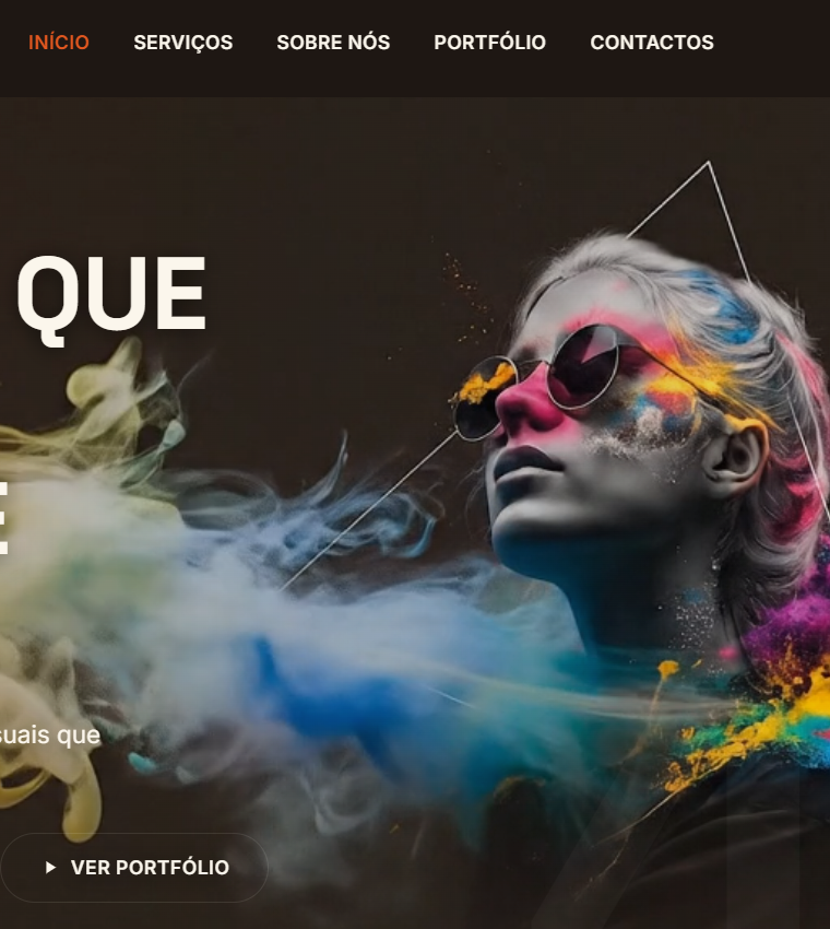Captura do website de Estúdio 445