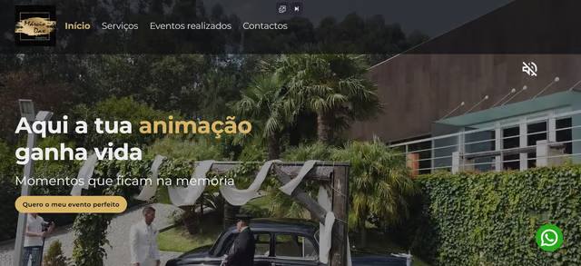 Captura do website de Marciodax