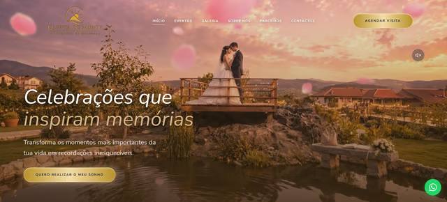Captura do website de Quinta do Monte