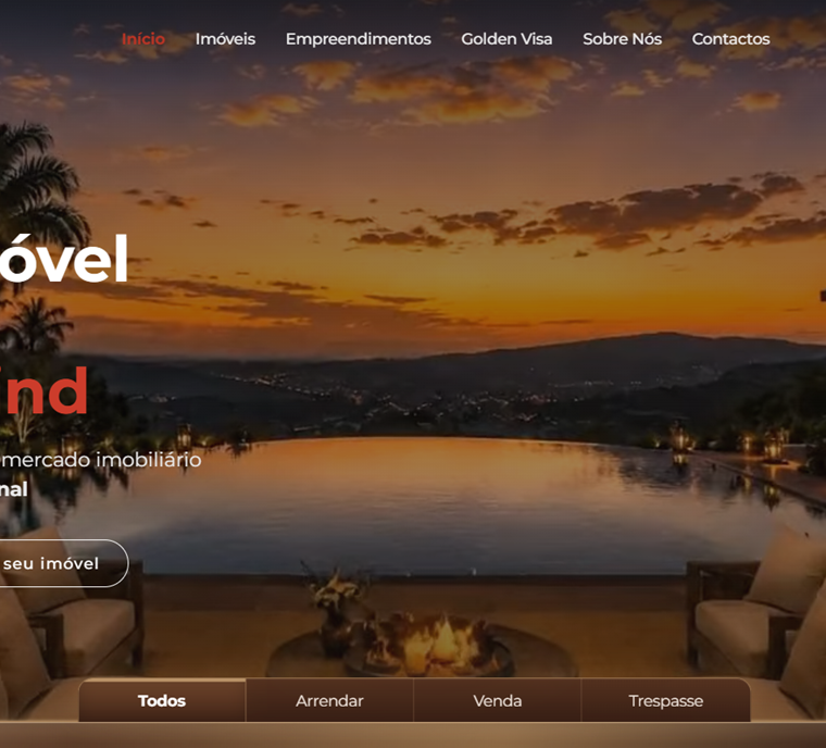 Captura do website de World Mind